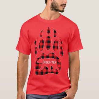 Dochterlijk Beer Rood met buffet Dozen Aanpassen T-shirt
