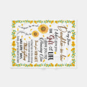 Dochterovers | Naar mijn beste dochter in de wet Fleece Deken (Voorkant (Horizontaal))