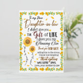 Dochterovers | Naar mijn beste dochter in de wet Kaart (Staand voorkant)