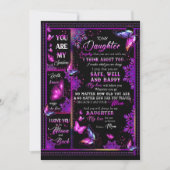 Dochterovers | Naar mijn dochter-liefdesmoeder Feestdagenkaart (Voorkant)