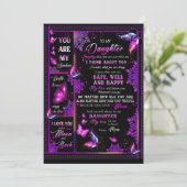 Dochterovers | Naar mijn dochter-liefdesmoeder Feestdagenkaart (Staand voorkant)