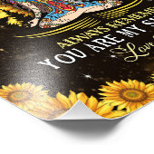 Dochterovers | Naar mijn dochter-liefdesmoeder Foto Afdruk (Hoek)