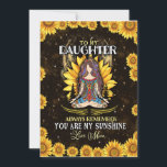Dochterovers | Naar mijn dochter-liefdesmoeder Kaart<br><div class="desc">Dochterovers | Voor mijn dochter moet je altijd onthouden dat je mijn zonnige liefdesmoeder bent</div>