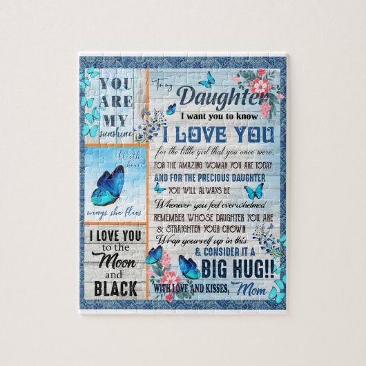 Dochterovers | Naar mijn dochter-liefdesmoeder Legpuzzel (Verticaal)