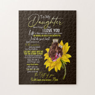 Dochterovers   Naar mijn dochter-liefdesmoeder Legpuzzel