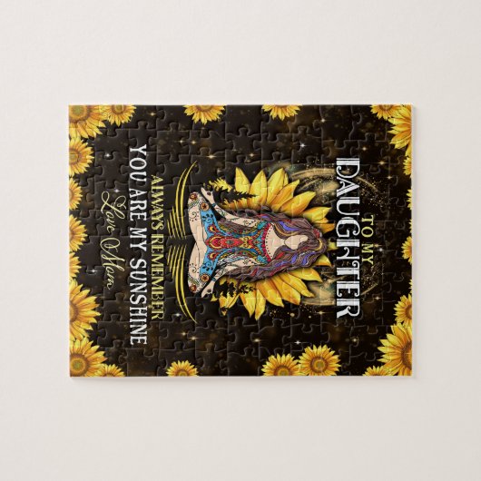 Dochterovers | Naar mijn dochter-liefdesmoeder Legpuzzel (Horizontaal)