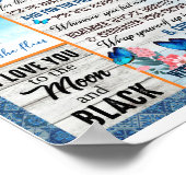 Dochterovers | Naar mijn dochter-liefdesmoeder Poster (Hoek)