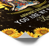 Dochterovers | Naar mijn dochter-liefdesmoeder Poster (Hoek)