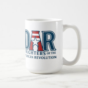 Dochters Amerikaanse Revolutie vintage logo geschi Koffiemok