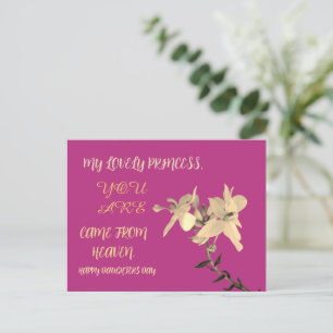DOCHTERS DAG BLOEM CADO BRIEFKAART