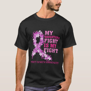 Dochter's Strijd Is Mijn Strijd Borstkanker Bewust T-shirt
