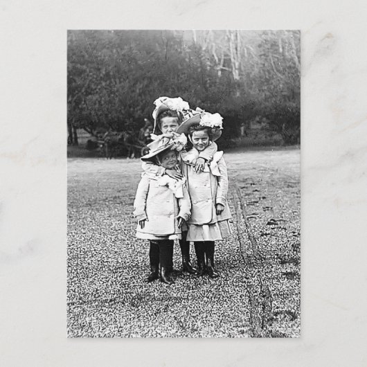 Dochters tsaar van Rusland, Olga, Tatiana, Maria Briefkaart (Voorkant)