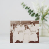 Dochters tsaar van Rusland - Romanov meisjes - OTM Briefkaart (Staand voorkant)