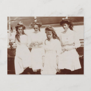 Dochters tsaar van Rusland - Romanov meisjes - OTM Briefkaart