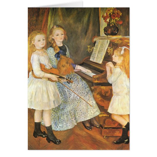 Dochters van Catulle Mendes door Pierre Renoir (Voorkant)