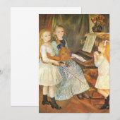 Dochters van Catulle Mendes door Pierre Renoir (Voorkant / Achterkant)