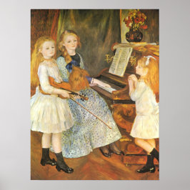 Dochters van Catulle Mendes door Pierre Renoir Poster