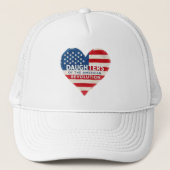 Dochters van de Amerikaanse Revolutie DAR geschied Trucker Pet (Voorkant)