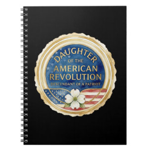 Dochters van de Amerikaanse Revolutie patriot VS Notitieboek