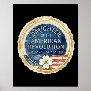 Dochters van de Amerikaanse Revolutie patriot VS Poster