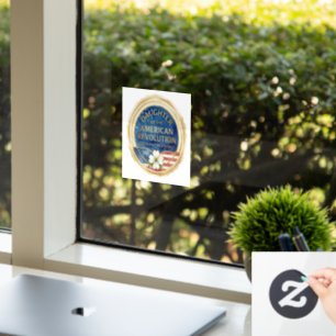 Dochters van de Amerikaanse Revolutie patriot VS Raamsticker