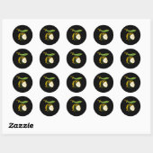 Dochters van de Nijl Oes Zuster Don Eastern Star Ronde Sticker (Vel)