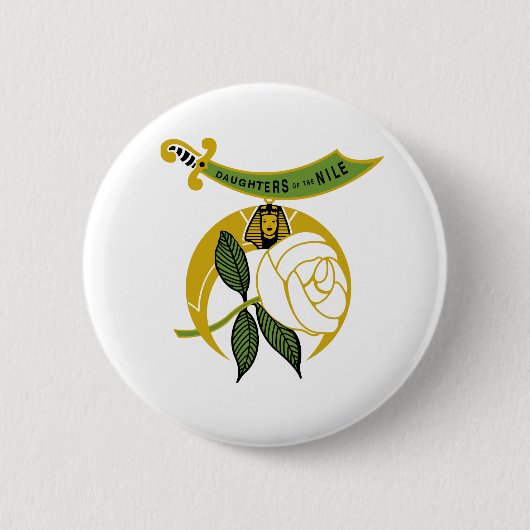 Dochters van de Nijl Ronde Button 5,7 Cm (Voorkant)