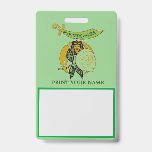DOCHTERS VAN DE NILE BADGE (Voorkant)