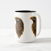 Dochters van de Sky Aviation Tweekleurige Koffiemok (Voorkant rechts)