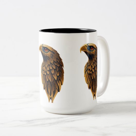 Dochters van de Sky Aviation Tweekleurige Koffiemok (Voorkant rechts)