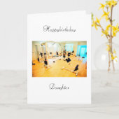 dochters verjaardag kaart (Gele Bloem)