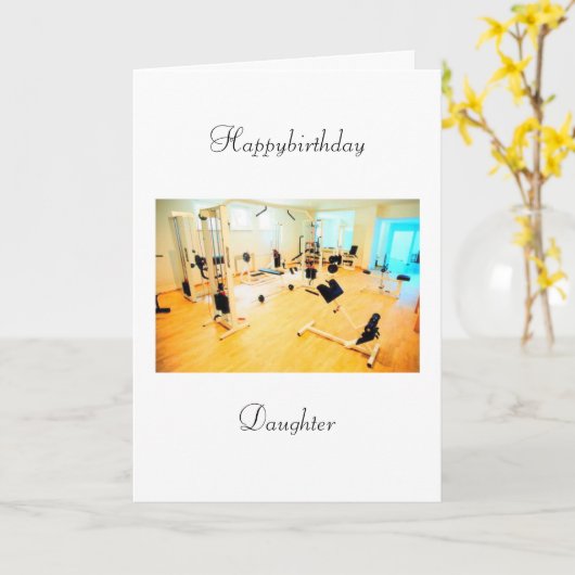 dochters verjaardag kaart (Gele Bloem)