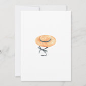 Dochter's verjaardag picknick in het park uitnodig kaart (Achterkant)