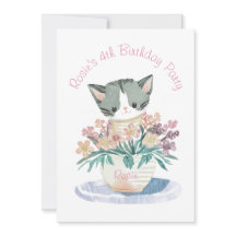 Dochters Verjaardag Schattigee kitten Naam en foto