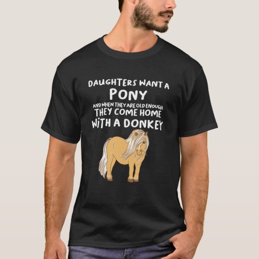 Dochters vriendje vader grap t-shirt (Voorkant)