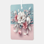 Dochters zijn geschenk uit de hemel kerstversierin metalen ornament (Voorkant links)