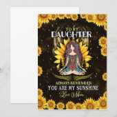 Dochtersliefhebbers | Voor mijn dochter, liefde ma Kaart (Voorkant / Achterkant)