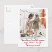 DochterValentijnsdag Briefkaart (Voorkant / Achterkant)