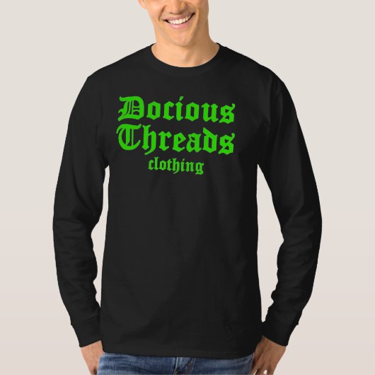 Docieuze kleding voor draden t-shirt (Voorkant)