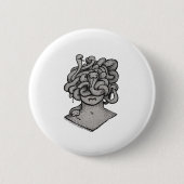 Docile Medusa Button (Voorkant)