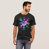 Dock Builder - handhart T-shirt (Voorkant volledig)