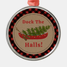 Dock de hallen kano kerstboom pllaid