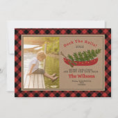 Dock De Zalen Kerstkano Plaid Foto Feestdagenkaart (Voorkant)