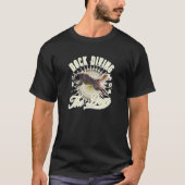 Dock Diving Is For The Golden Retriever Puppy Dog T-shirt (Voorkant)