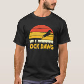 Dock duikende hond Duingpik Trainer-liefdesdock T-shirt (Voorkant)
