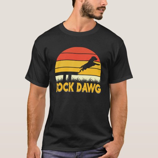 Dock duikende hond Duingpik Trainer-liefdesdock T-shirt (Voorkant)