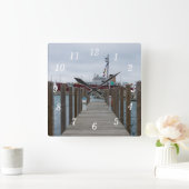 Dock en Icebreaker Museum Wandklok (Huis)