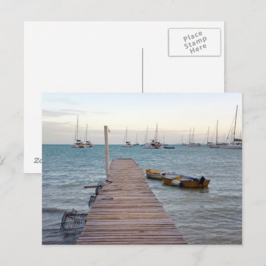 Dock- en kreeftenpotten briefkaart (Voorkant / Achterkant)