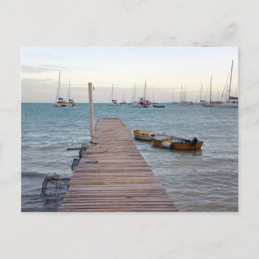 Dock- en kreeftenpotten briefkaart (Voorkant)