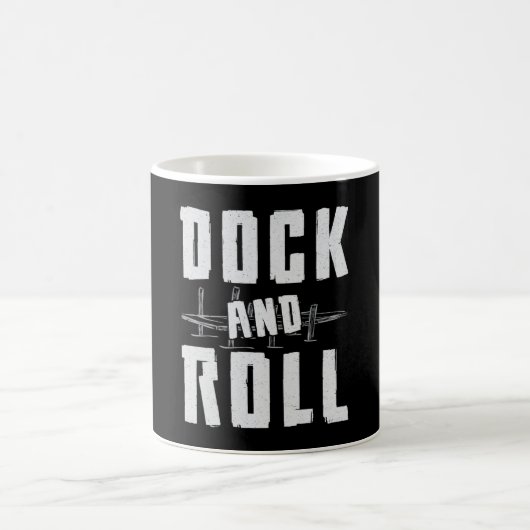 Dock en Roll Boot Zeilzeiler Kapitein Zeilboot Koffiemok (Center)